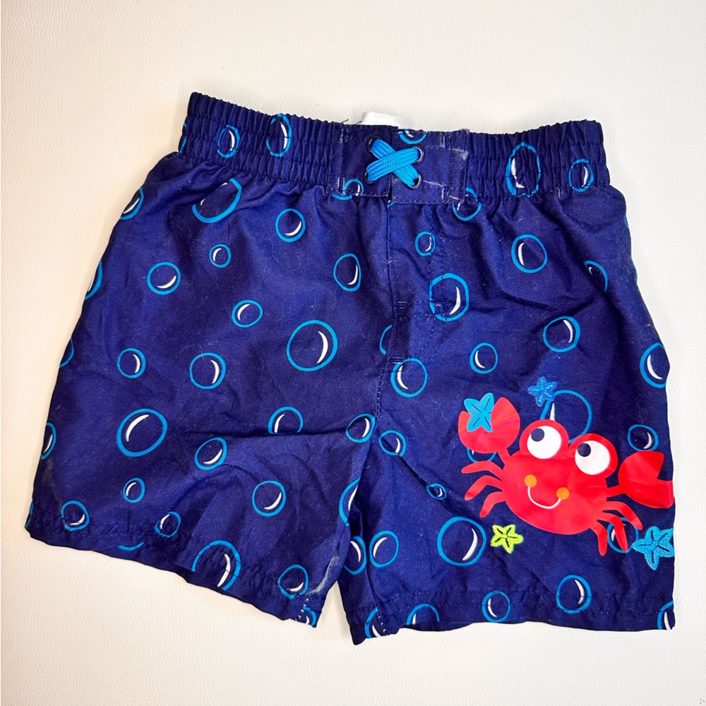 Adorable Healthtex Crab Swim Trunks – 12M